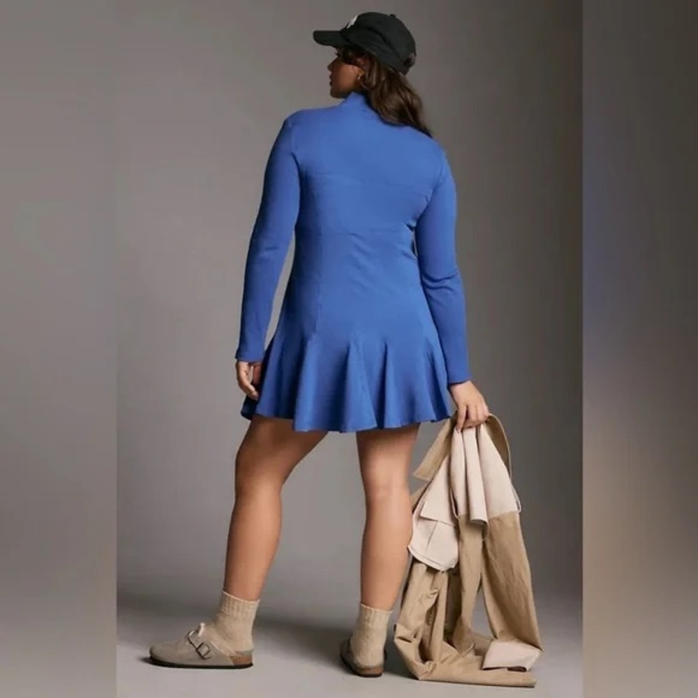 Anthropologie | Daily Practice by Anthropologie Long-Sleeve Mini Swing Dress 1X - Picture 2 of 7